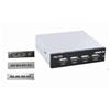 HUB INTERNO NILOX 10NXHU1302004 CON FRONTALINI INTERCAMBIALI 3.5" 4 PORTE USB 2.0